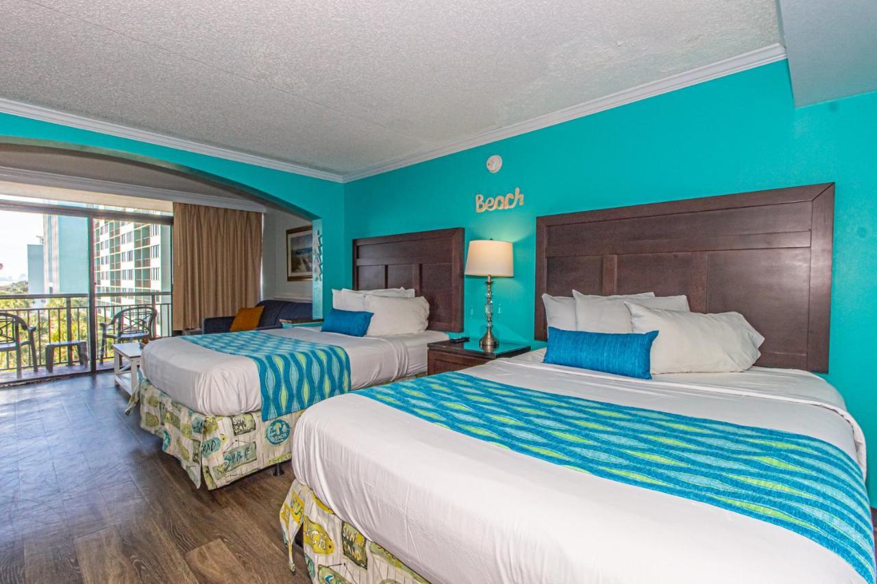 Oversized Ocean View Queen Suite With Beautiful Fireplace And Accents - Sleeps 4 Guests! Myrtle Beach Buitenkant foto