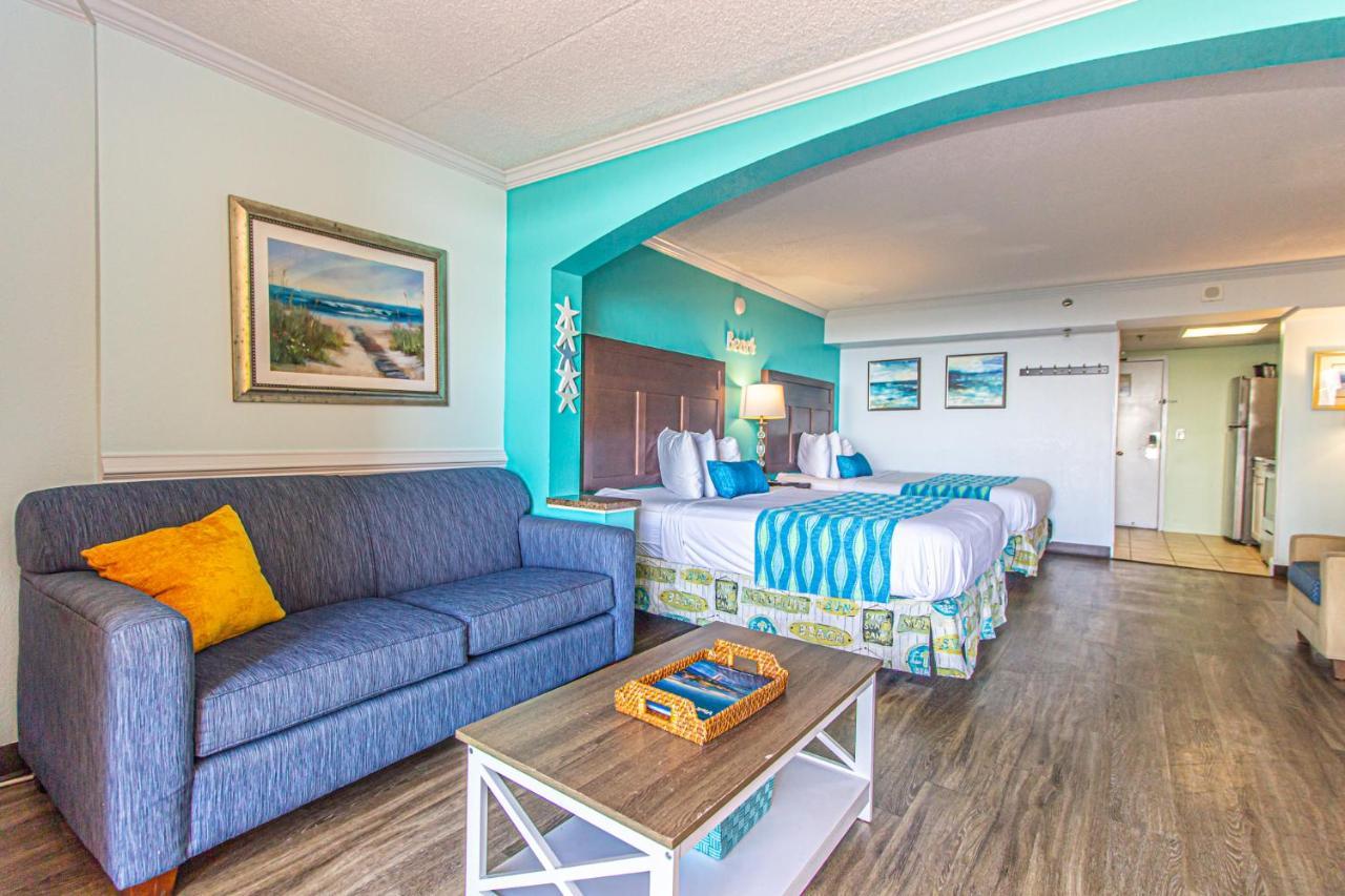 Oversized Ocean View Queen Suite With Beautiful Fireplace And Accents - Sleeps 4 Guests! Myrtle Beach Buitenkant foto