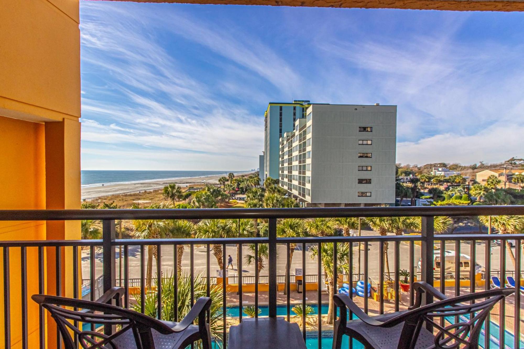 Oversized Ocean View Queen Suite With Beautiful Fireplace And Accents - Sleeps 4 Guests! Myrtle Beach Kamer foto