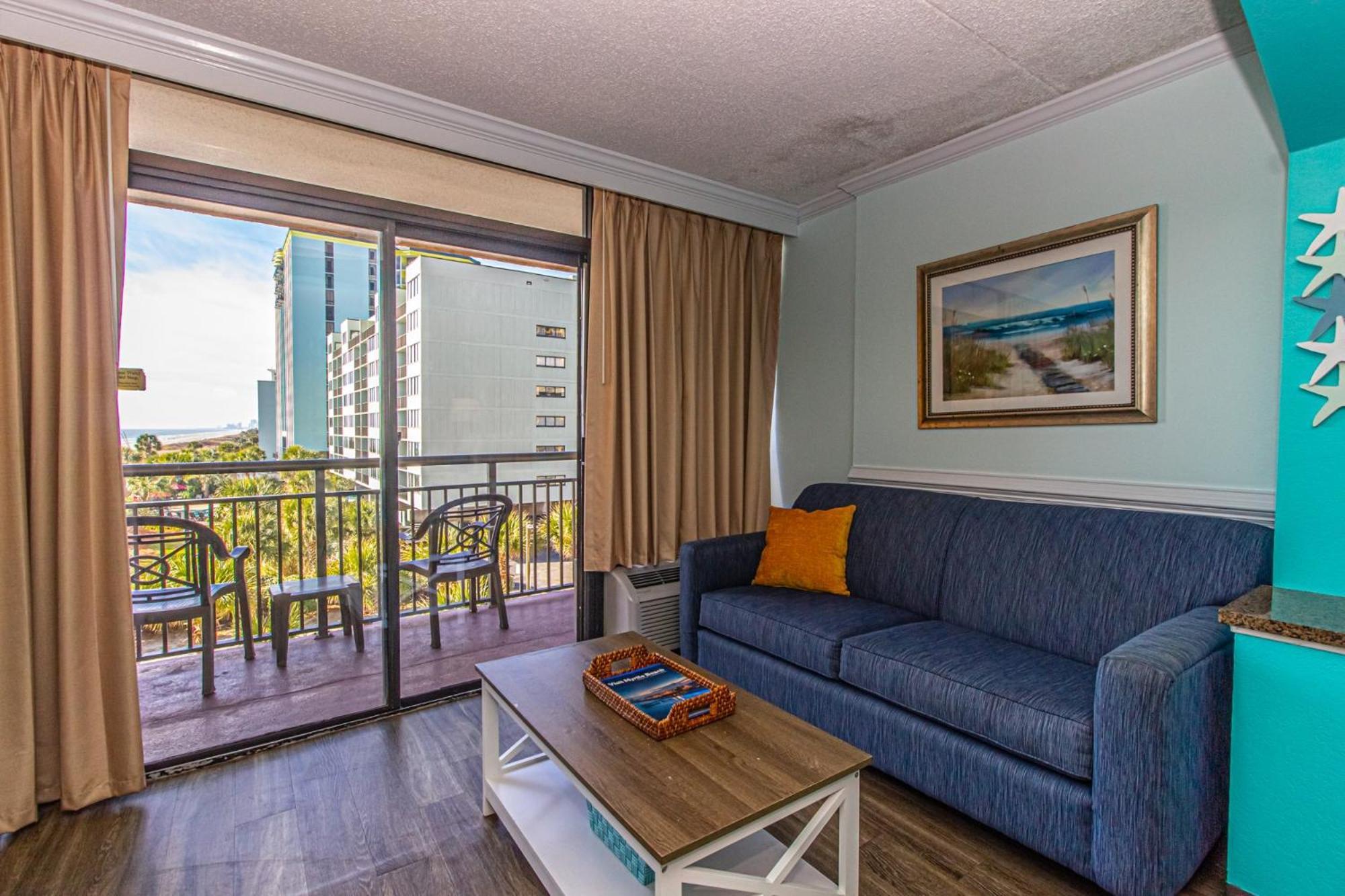 Oversized Ocean View Queen Suite With Beautiful Fireplace And Accents - Sleeps 4 Guests! Myrtle Beach Kamer foto